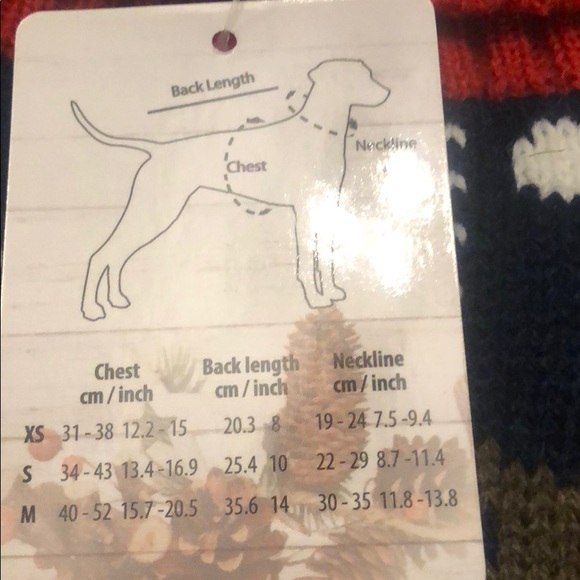 Small Dog Rude Dolf Winter Sweater - Picture 2 of 2